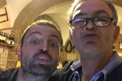 Lorenzo e il truccatore Simone Belli